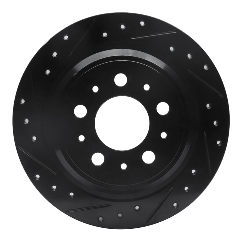 R1 Concepts — R1 98-00 Volvo S70 Rear Left Drilled & Slotted Black Brake Rotor
R1 Brake Rotor Drill