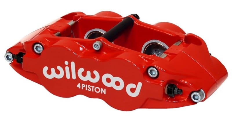 Wilwood — Wilwood Caliper-Narrow Superlite 4R - Red 1.12/1.12in Pistons 1.10in Disc
BRAKE CALIPER