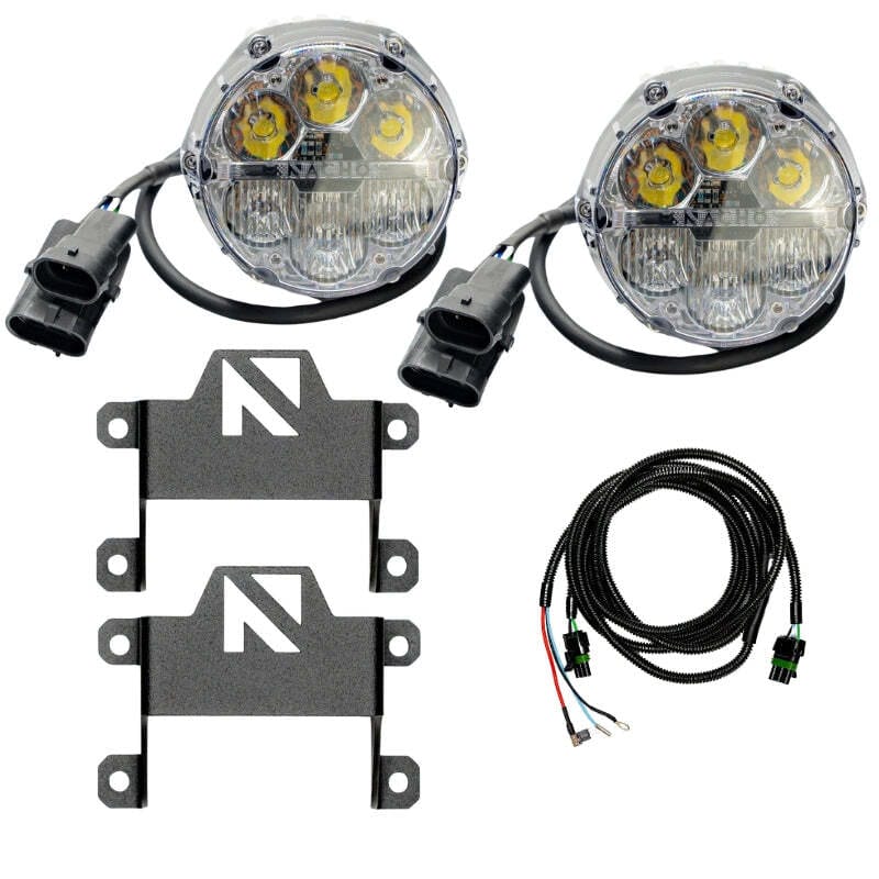 Nacho Offroad Technology — Nacho Lighting Ford Bronco Nacho SAE Only Plug N Play Fog Light Kit - White