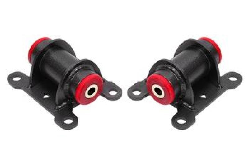 BMR Suspension — BMR 98-02 Chevrolet Camaro Motor Mount Kit (Steel) w/ Poly Bushings - Black Hammertone