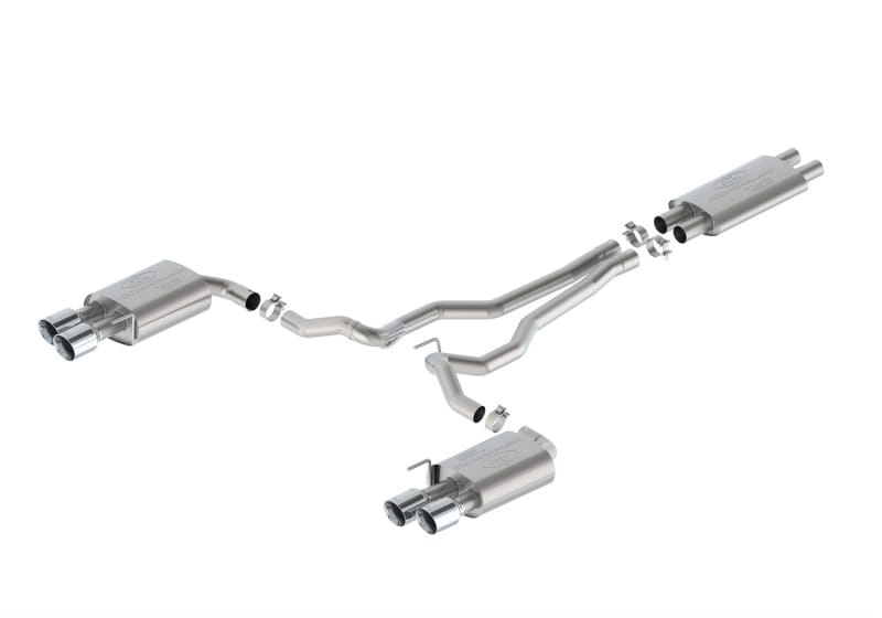 Ford Racing — Ford Racing 2024 Mustang 5.0L Touring Non-Active Cat-Back Exhaust w/GT Valance - Chrome Tip
Exhaust System Kit