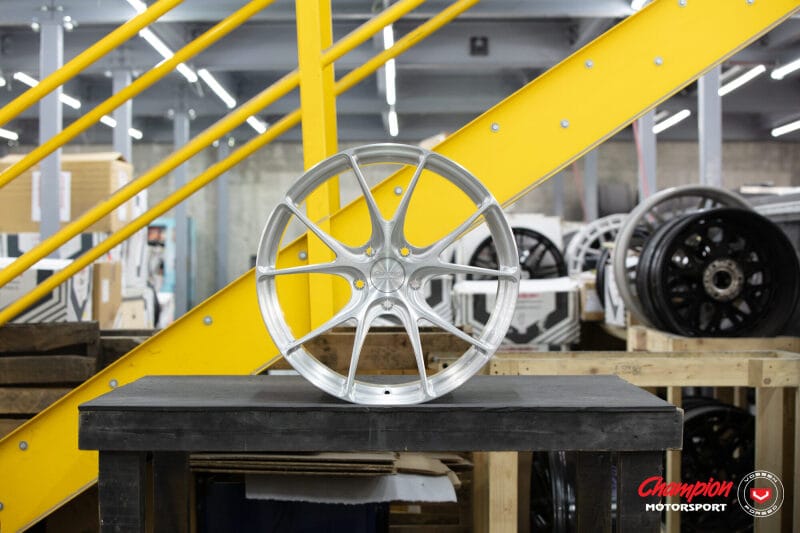 Vossen — Vossen X Champion RS74 21X9/ET44/5X130/Brushed Gloss Clear Wheel/911 C2 991.2 Narrow Body - Front