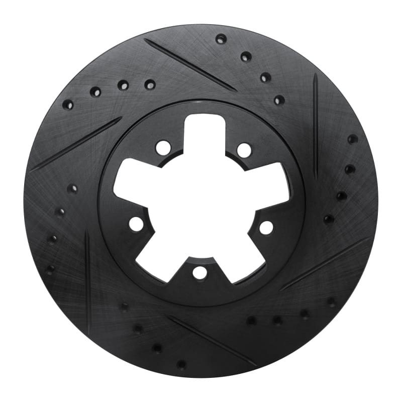 R1 Concepts — R1 1984-1989 Nissan 300ZX Front Right Drilled & Slotted Black Brake Rotor
R1 Brake Rotor Drill