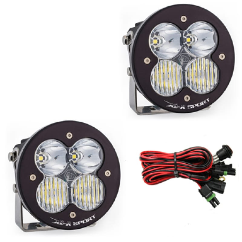 Baja Designs — Baja Designs XL R Sport Series Driving Combo Pattern Pair LED Light Pods - Clear