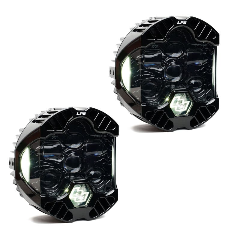 Baja Designs — Baja Designs DOT LP6 LED Auxiliary Light Pod (Clear DRL) - Pair