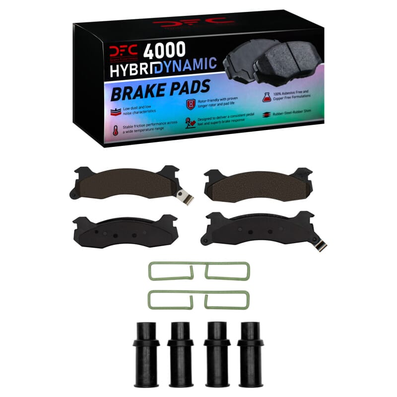 DFC — DFC 84-86 Ford Mustang Rear 4000 HybriDynamic Brake Pads and Hardware Kit
DFC Brake Pad Set