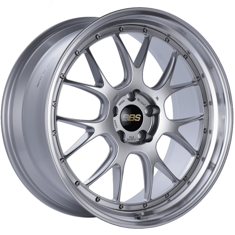 BBS — BBS LM-R 21x10 5x120 ET35 Diamond Silver Center Diamond Cut Lip Wheel -82mm PFS/Clip Required