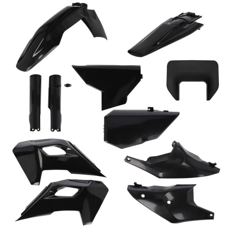 Acerbis — Acerbis 2026 KTM 250-501 FE / 125-300 TE Full Plastic Kit - Black