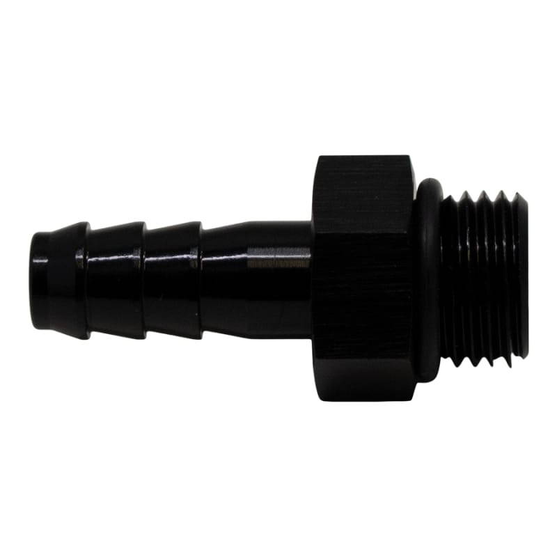 DeatschWerks — DeatschWerks 6AN ORB Male to 5/16in Male Triple Barb Fitting (Incl O-Ring) - Anodized Matte Black
Lines & Fittings