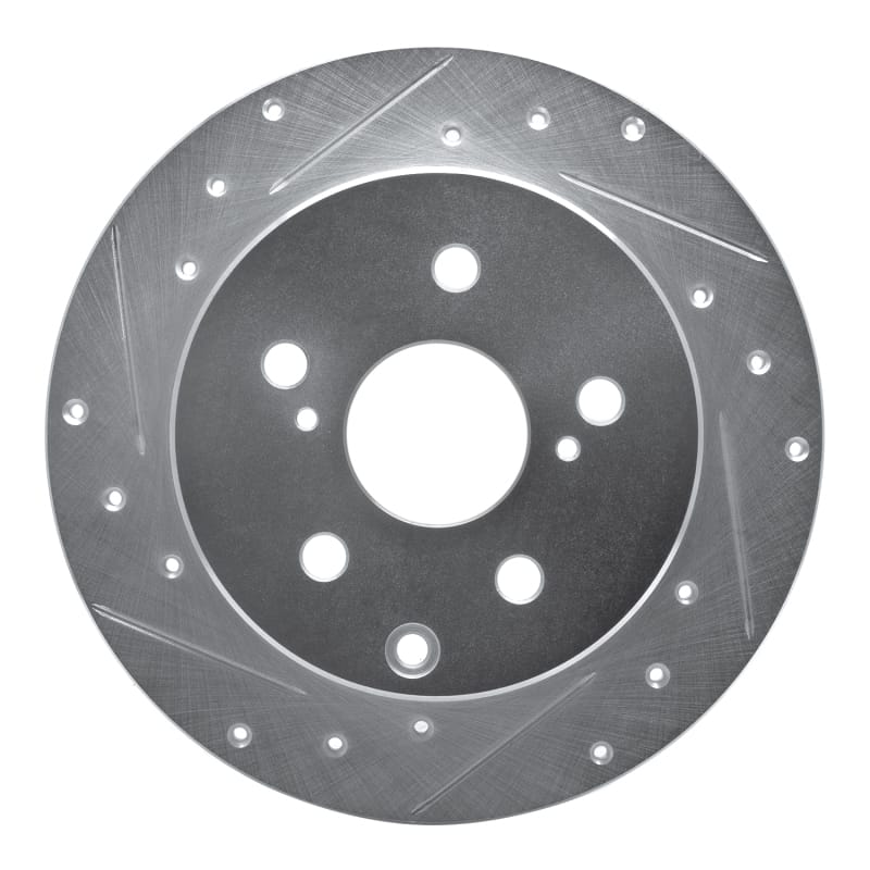R1 Concepts — R1 06-18 Lexus HS250H Rear Left Drilled & Slotted Silver Brake Rotor
R1 Brake Rotor Drill