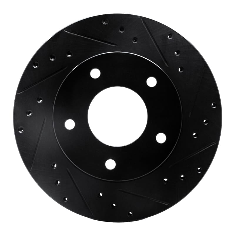 R1 Concepts — R1 77-80 Buick LeSabre Rear Right Drilled & Slotted Black Brake Rotor
R1 Brake Rotor Drill
