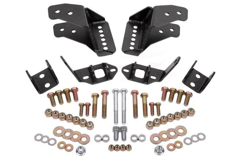 BMR Suspension — BMR 78-87 G-Body Coilover Conversion Kit Rear Adjustable Shock Mount Without CAB - Black Hammertone