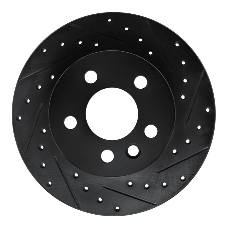 R1 Concepts — R1 92-95 Volkswagen EuroVan Front Right Drilled & Slotted Black Brake Rotor
R1 Brake Rotor Drill