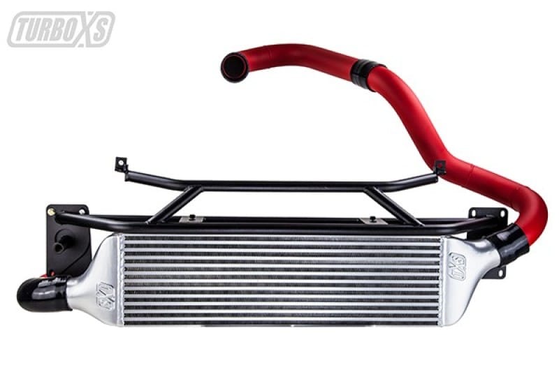 Turbo XS — Turbo XS FMIC for 15-16 Subaru WRX - Wrinkle Red Pipes
Intercooler