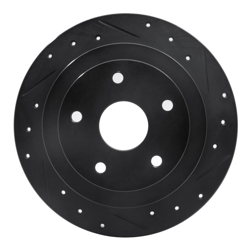 R1 Concepts — R1 92-97 Subaru SVX Rear Right Drilled & Slotted Black Brake Rotor
R1 Brake Rotor Drill