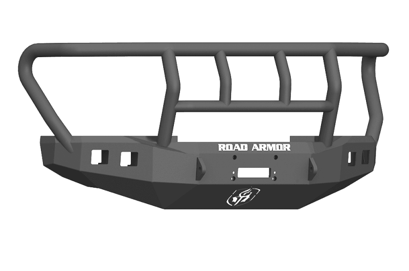 Road Armor — Road Armor 17-20 Ford F-250 Stealth Front Winch Bumper w/Titan II Standard Flare - Tex Blk