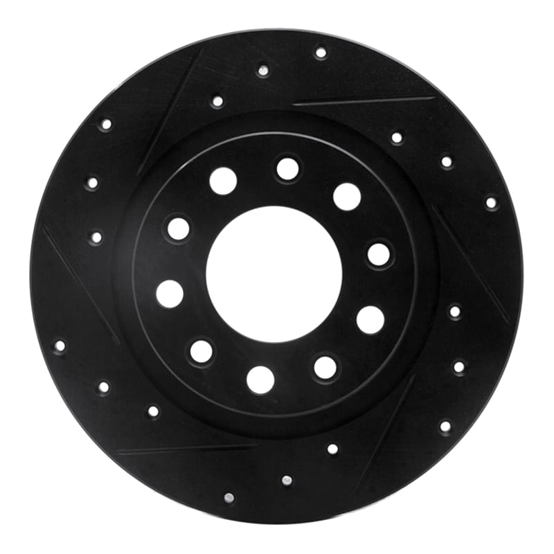 R1 Concepts — R1 03-17 Dodge Viper Rear Left Drilled & Slotted Black Brake Rotor
R1 Brake Rotor Drill