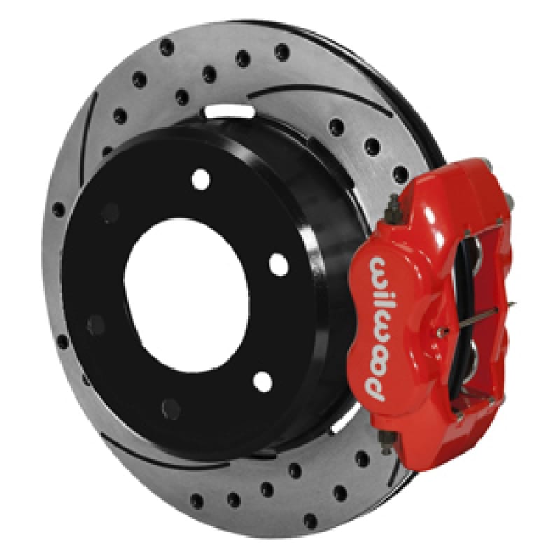 Wilwood — Wilwood 63-87 C10/C15 Dynalite FDLI Red Calipers 12.19 x .81in D/S Rotors 6-Lug Rear Disc Brake Kit