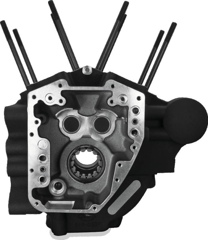 S&S Cycle — Wrinkle Black, 4-1/8" Bore (Stock Bolt Pattern)