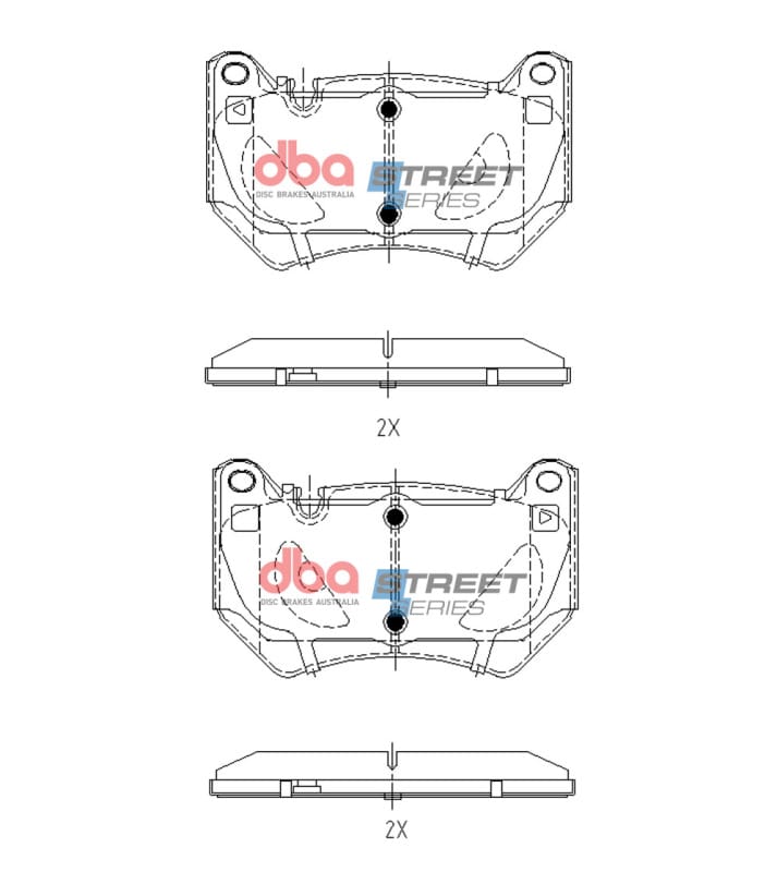 DBA — DBA 2017+ Audi Q5 TDB TFSi (FY) Street Series Front Brake Pads
Brake Pad