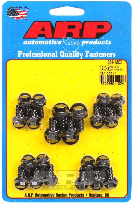 ARP — ARP Ford 289-302 / 351 C&W Hex Oil Pan Bolt Kit