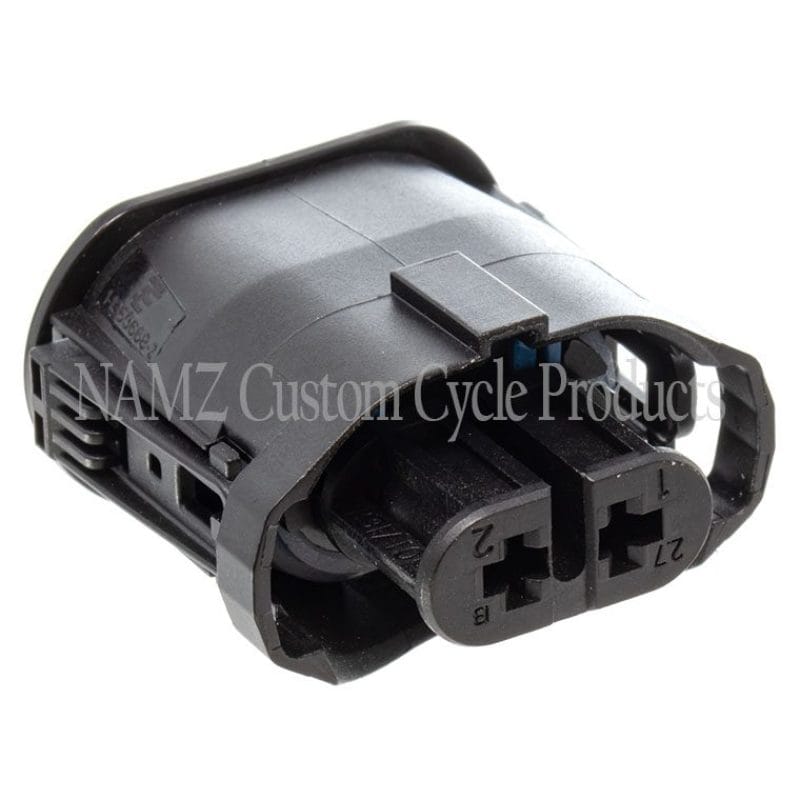 NAMZ — NAMZ V-Twin VROD Models OEM Headlight Connector w/Wire Seals & Terminals - Black (HD 72449-01)