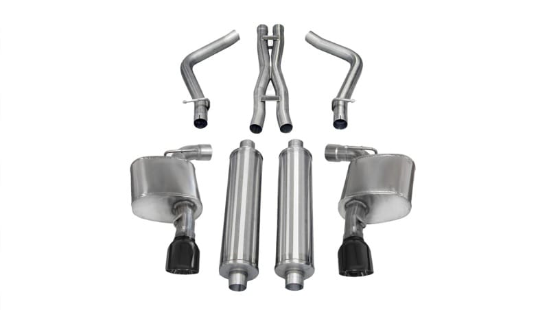 CORSA Performance — Corsa 2012-2013 Dodge Charger SRT-8 6.4L V8 Black Sport Cat-Back Exhaust
Exhaust