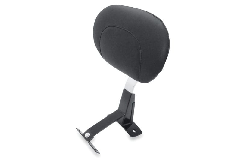 Mustang Motorcycle — Mustang 08-21 Harley FL Touring Driver Backrest Kit w/Black Pearls - Black