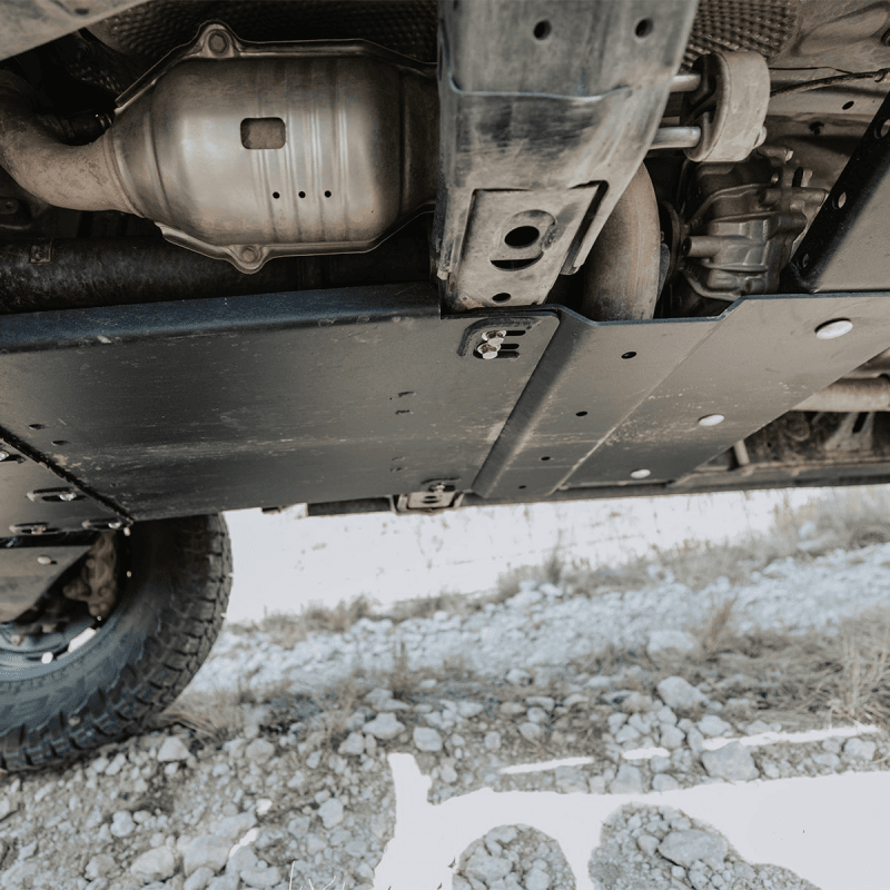 Cali Raised LED — Cali Raised 10-24 Toyota 4Runner Transfer Skid Plate - Aluminum / Raw