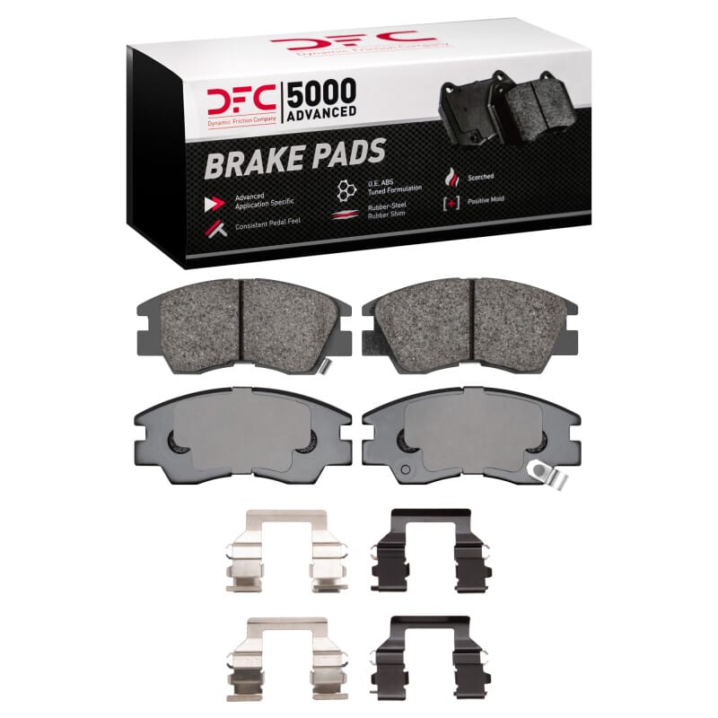 DFC — DFC 86-8 Dodge Van 1000 (Mexico) Front 5000 Advanced Ceramic Brake Pads and Hardware Kit
DFC Brake Pad Set