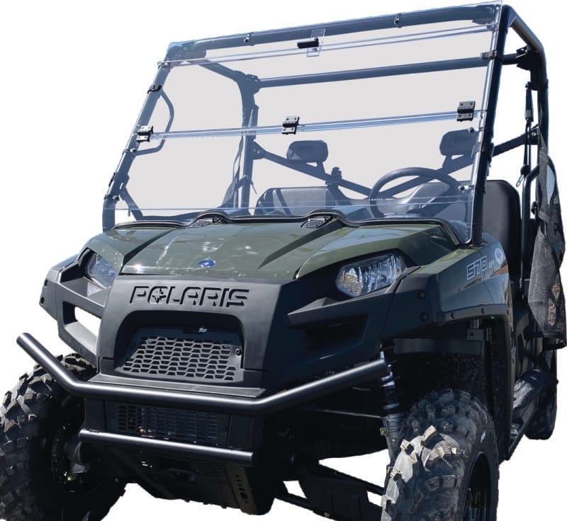 QuadBoss — QuadBoss 2013 Polaris Ranger Crew 800 Windbreak Folding Windshield