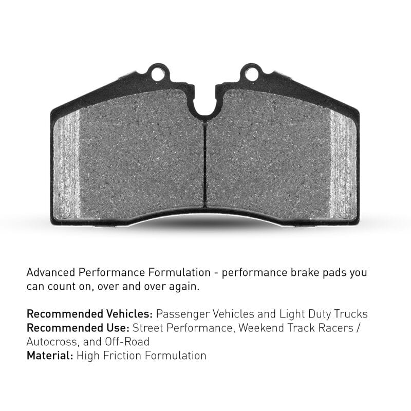R1 Concepts — R1 84-89 Porsche 911 Front Performance Sport Pads
R1 Brake Pads