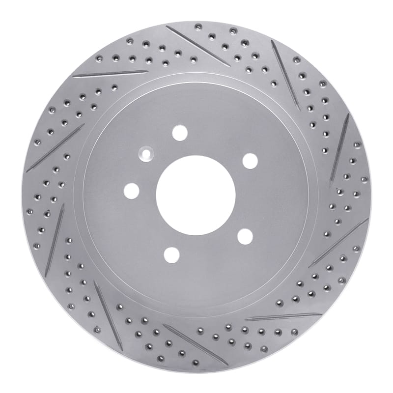 R1 Concepts — R1 05-11 Cadillac Cts Rear Right Drilled & Slotted Geo-Carbon Rotor