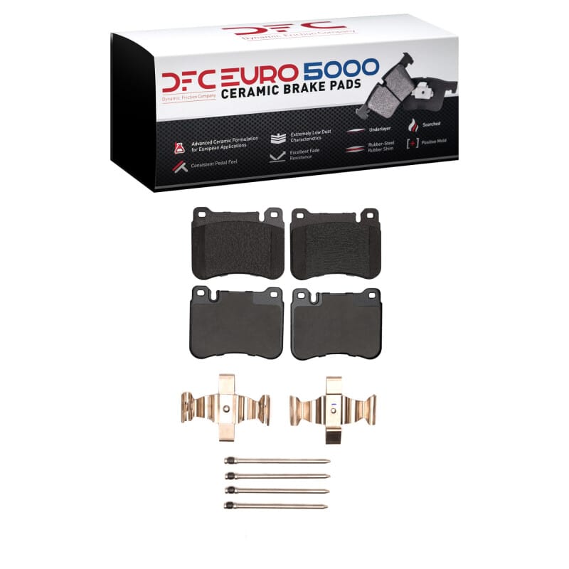 DFC — DFC 05-11 Mercedes-Benz SLK300 Front Euro 5000 Ceramic Brake Pads and Hardware Kit
DFC EURO Pads + HW