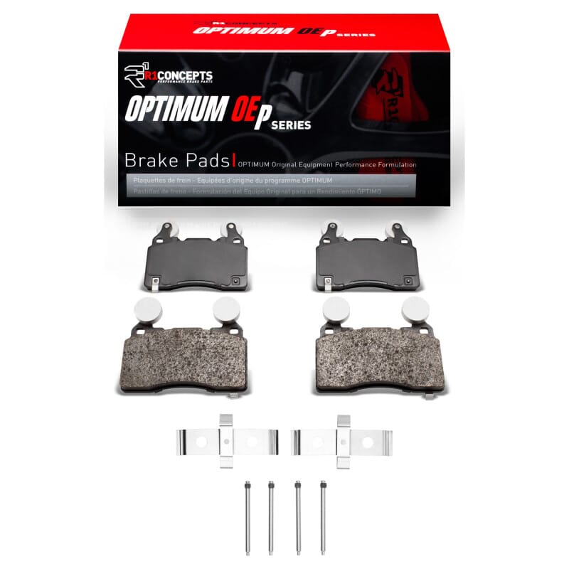 R1 Concepts — R1 10-15 Chevrolet Camaro Front Optimum OE Pads & Hardware Kit
R1 Optimum Oe Pads a