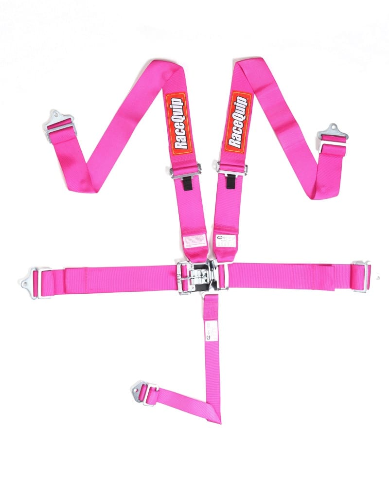Racequip — RaceQuip Pink L & L 5pt Seat Belt