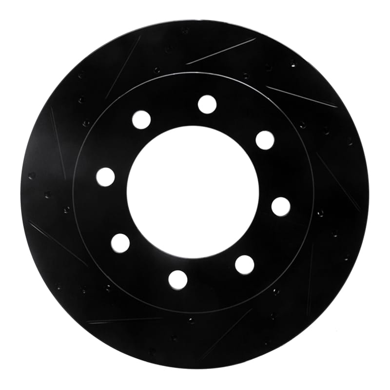 R1 Concepts — R1 03-08 Dodge Ram 2500 Front Left Drilled & Slotted Black Brake Rotor
R1 Brake Rotor Drill