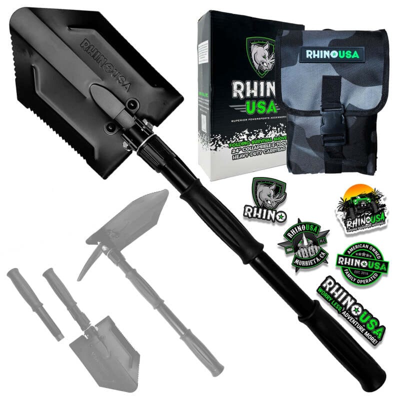 Rhino USA — Rhino USA Straight Handle Recovery Shovel W/Pick
Shovel
