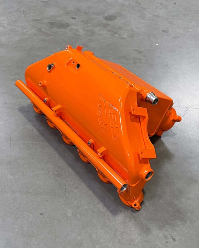 CSF — CSF BMW M2/M3/M4 S58 (G8X) Charge-Air Cooler Manifold - Kyalami Orange
