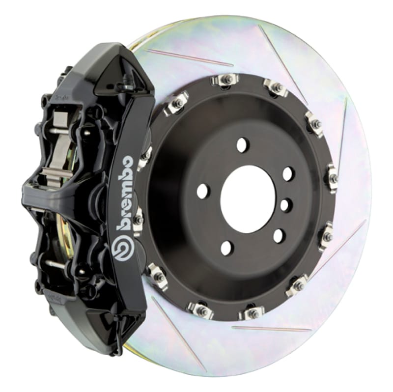Brembo — Brembo 2023 Volkswagen Tiguan R (Mk2) Front GT BBK 6-Piston 405x34 2-Piece Rotors TY1 - Black