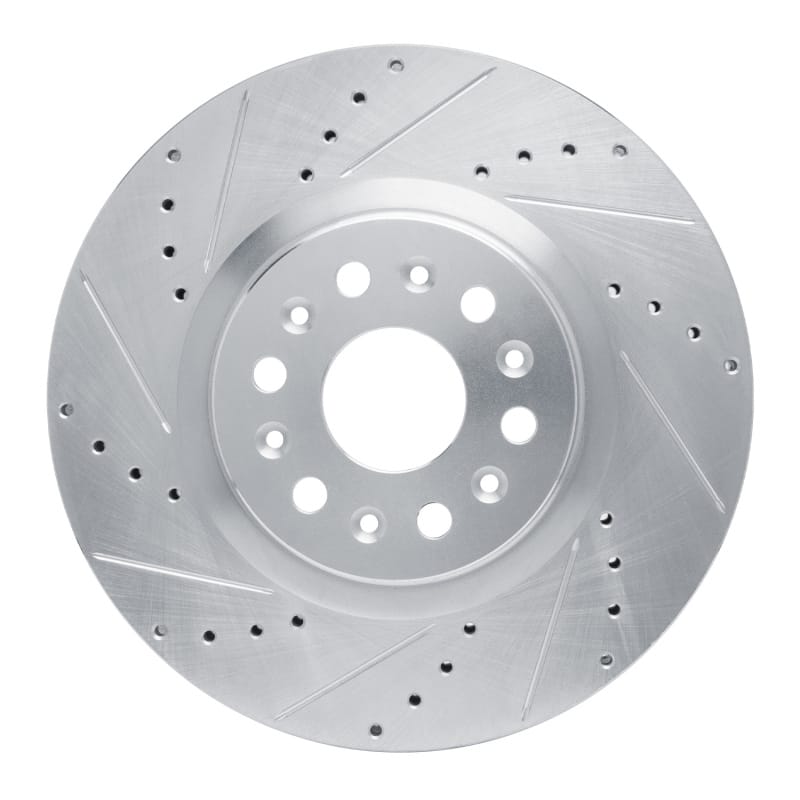 R1 Concepts — R1 17-25 Buick Enclave Front Left Drilled & Slotted Silver Brake Rotor
R1 Brake Rotor Drill