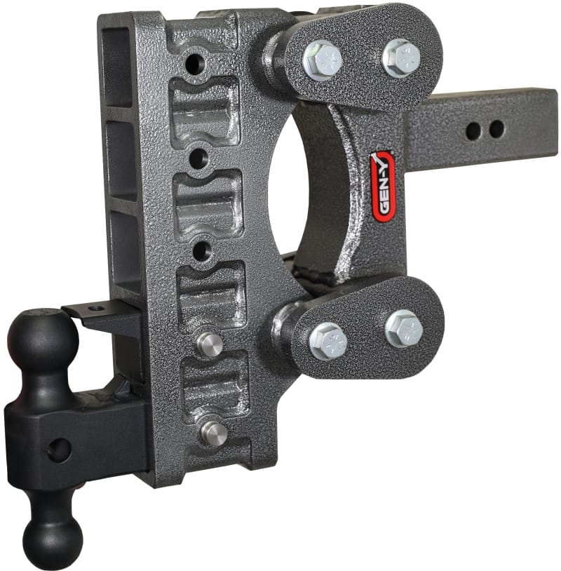 GEN-Y Hitch — Gen-Y The Boss Torsion-Flex 2.5in Shank 9in Drop 21K Hitch w/GH-061 Dual-Ball/GH-062 Pintle Lock
Drop Hitch