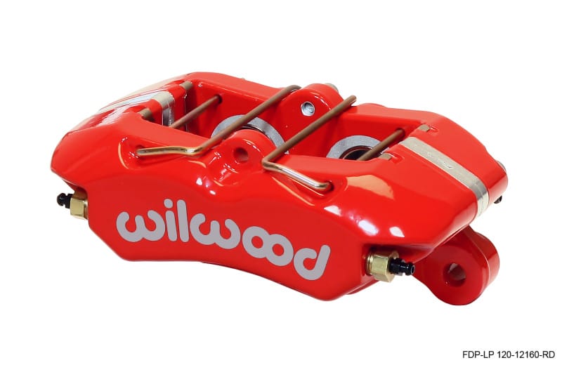Wilwood — Wilwood Caliper-Dynapro Low-Profile 5.25in Mount - Red 1.12in Pistons .81in Disc
BRAKE CALIPER