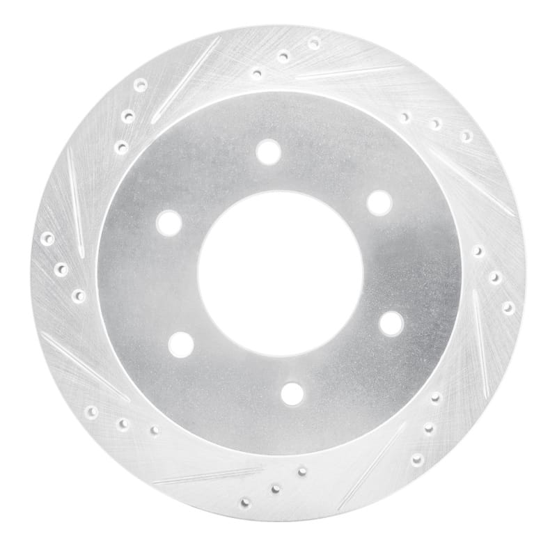 R1 Concepts — R1 15-17 Mitsubishi Montero Limited (Mexico) Rear Left Drilled & Slotted Silver Brake Rotor
R1 Brake Rotor Drill