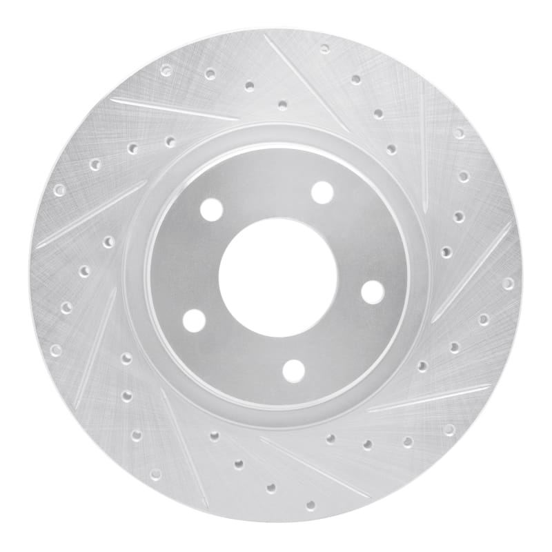 R1 Concepts — R1 98-06 Jaguar XJR Front Right Drilled & Slotted Silver Brake Rotor
R1 Brake Rotor Drill