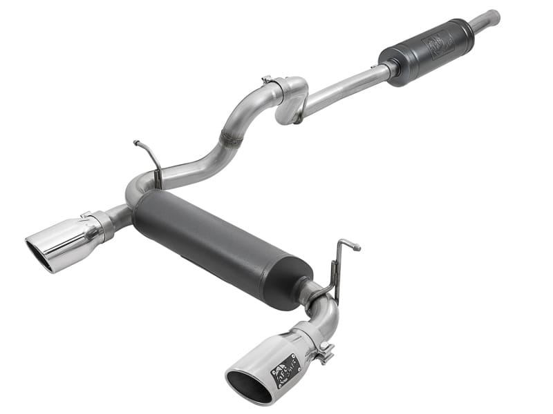 aFe — aFe Rebel Series 2.5in 304 SS Cat-Back Exhaust w/ Polished Tips 2018+ Jeep Wrangler (JL) V6 3.6L
Cat-Back Exhaust
