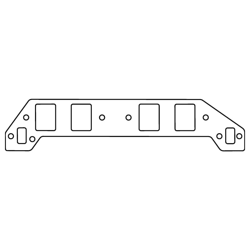 Cometic Gasket — Cometic GM Gen-V/VI BB V8 .125in Fiber Intake Mani Gasket Set-2.460in x 1.860in Rect. Ports
Intake Gasket Set