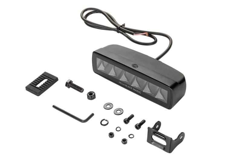 Hella — Hella Universal Black Magic 6 L.E.D. Mini Light Bar - Spot Beam
LEDLightBar