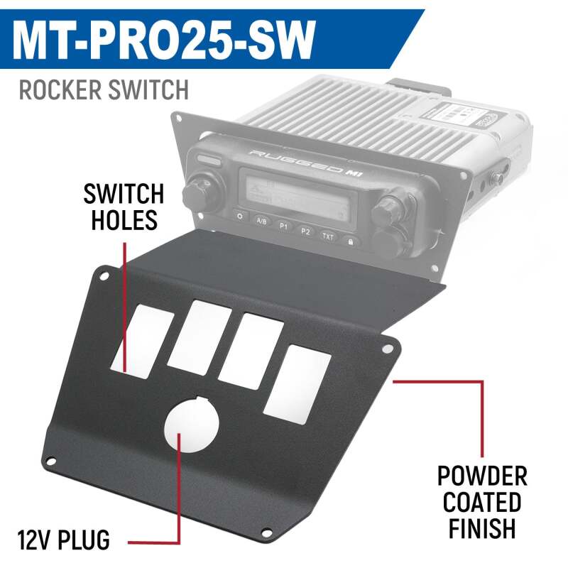 Rugged Radios — Rugged Radios 2025 Polaris RZR Pro XP/Pro R/Pro S Radio Mount Jack Mount