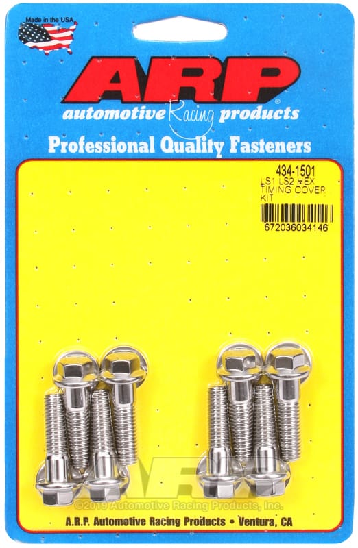 ARP — ARP LS1 LS2 SS Hex Timing Cover Bolt Kit